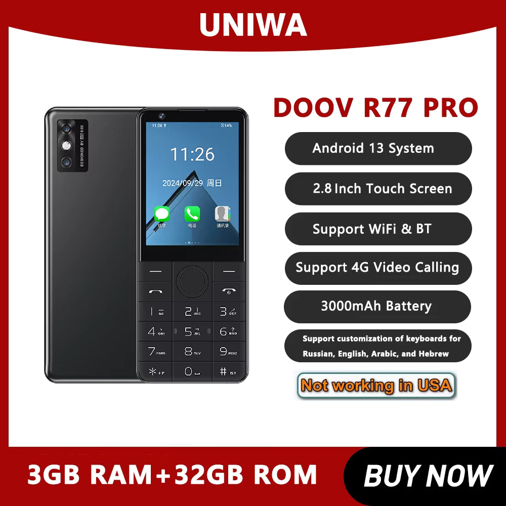 WhatsApp-Ready Keypad Phone? The DOOV R77 Pro Changes Everything 1