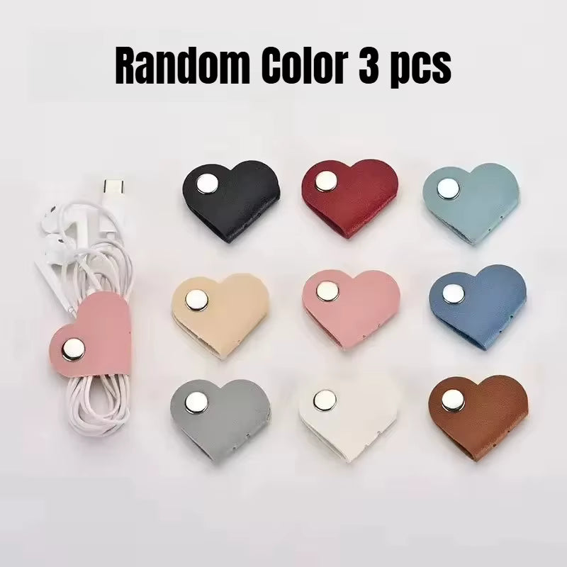 10/5/3 Pcs Charge Cable Protectors Travel Data Cord Clip Decoration Earphone Charging Cables Storage Buckle Cable Organizer