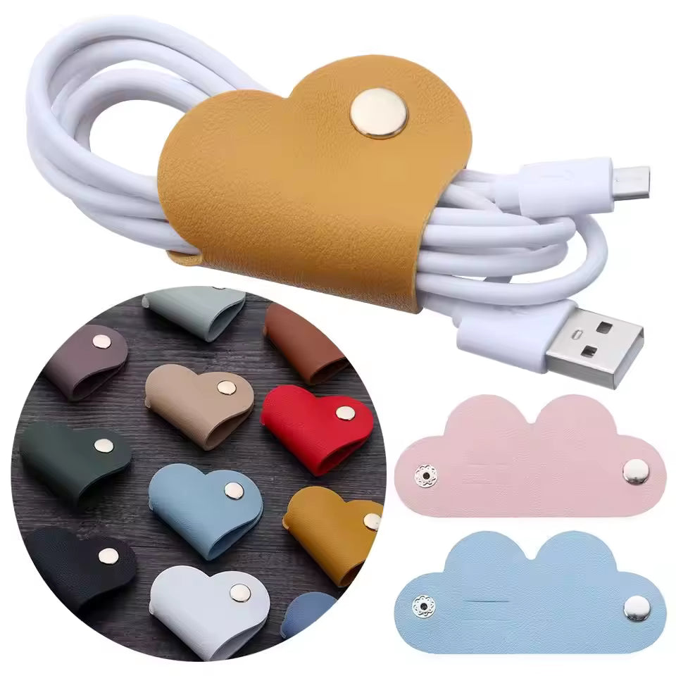 10/5/3 Pcs Charge Cable Protectors Travel Data Cord Clip Decoration Earphone Charging Cables Storage Buckle Cable Organizer 2