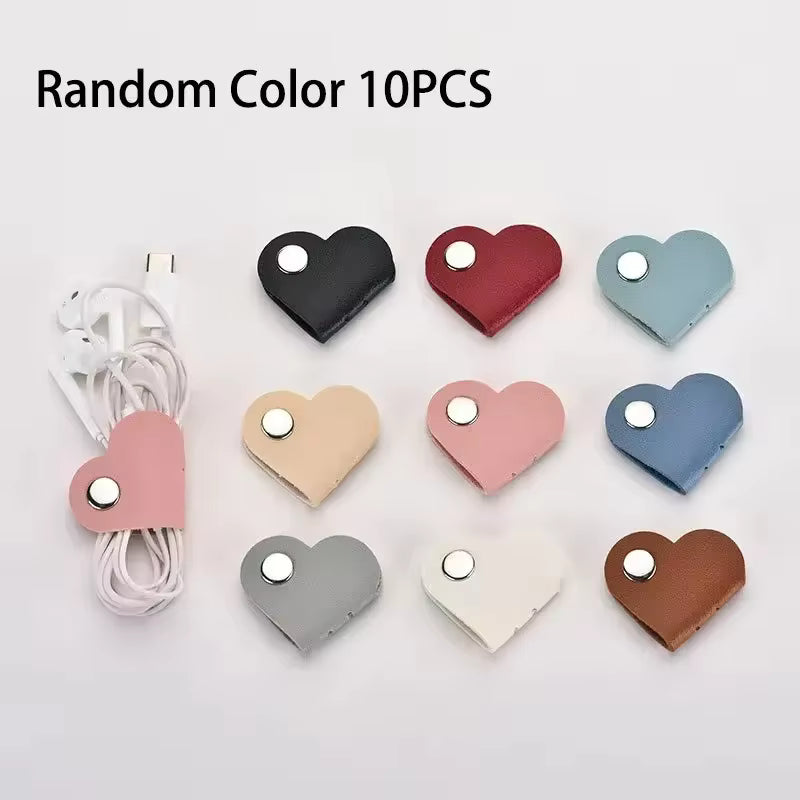 10/5/3 Pcs Charge Cable Protectors Travel Data Cord Clip Decoration Earphone Charging Cables Storage Buckle Cable Organizer