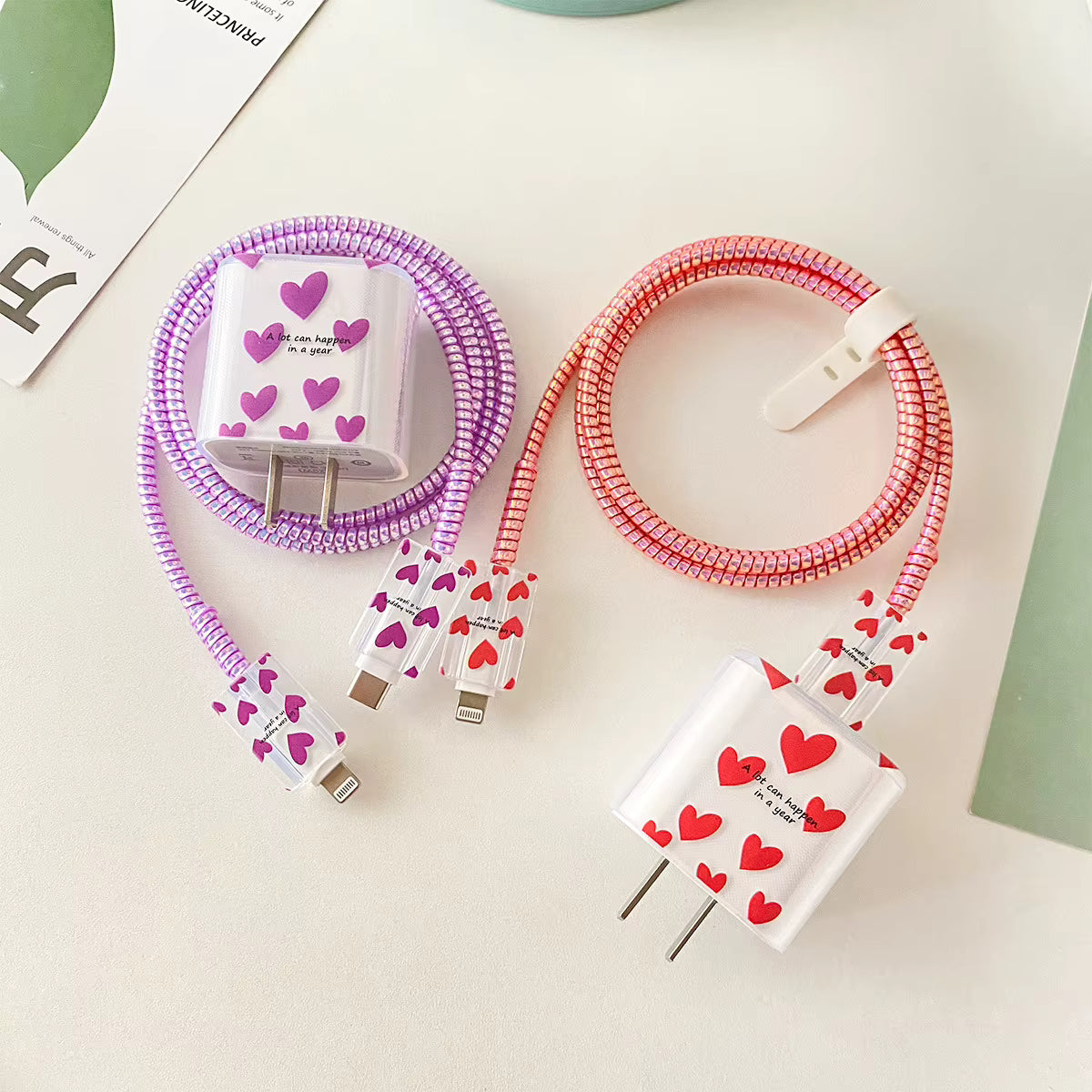 Charger Protector Cable Organiser for iPhone 15 16 14 13 Pro Max 11 12 18W 20W PD Cute Data Cable Management Cord Winder Shell 2