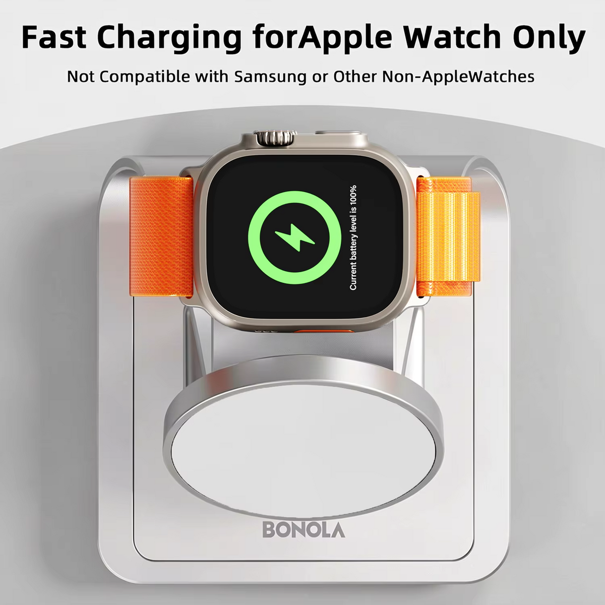 Bonola Magnetic 3 in 1 Wireless Charger for iPhone 17/16/15/13/14/12 30W Wireless Charging Station for Apple Watch/AirPods Pro 2