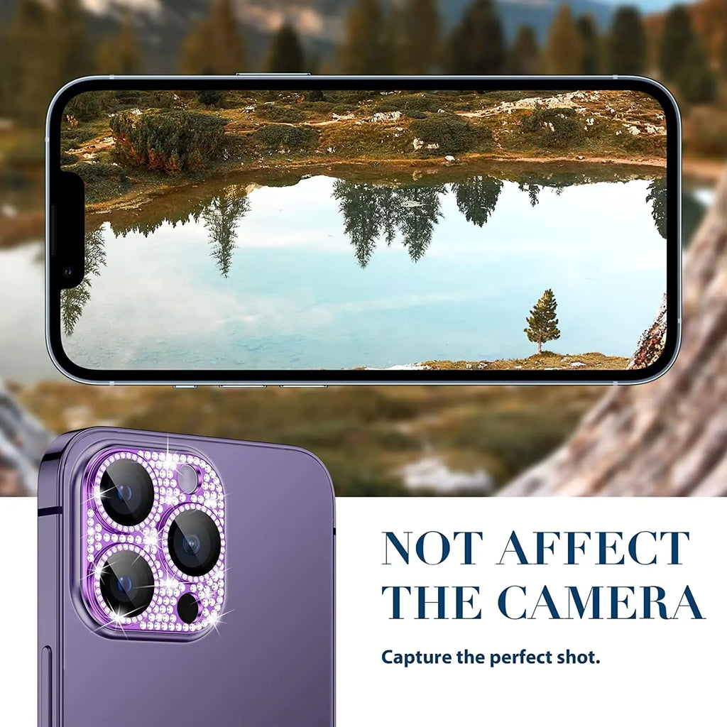 Diamond Camera Lens Protector For IPhone 16 13 12 11 Pro Max Mini Metal Lens Protection For IPhone 15 14 Pro Max 16 Plus Glasses 6