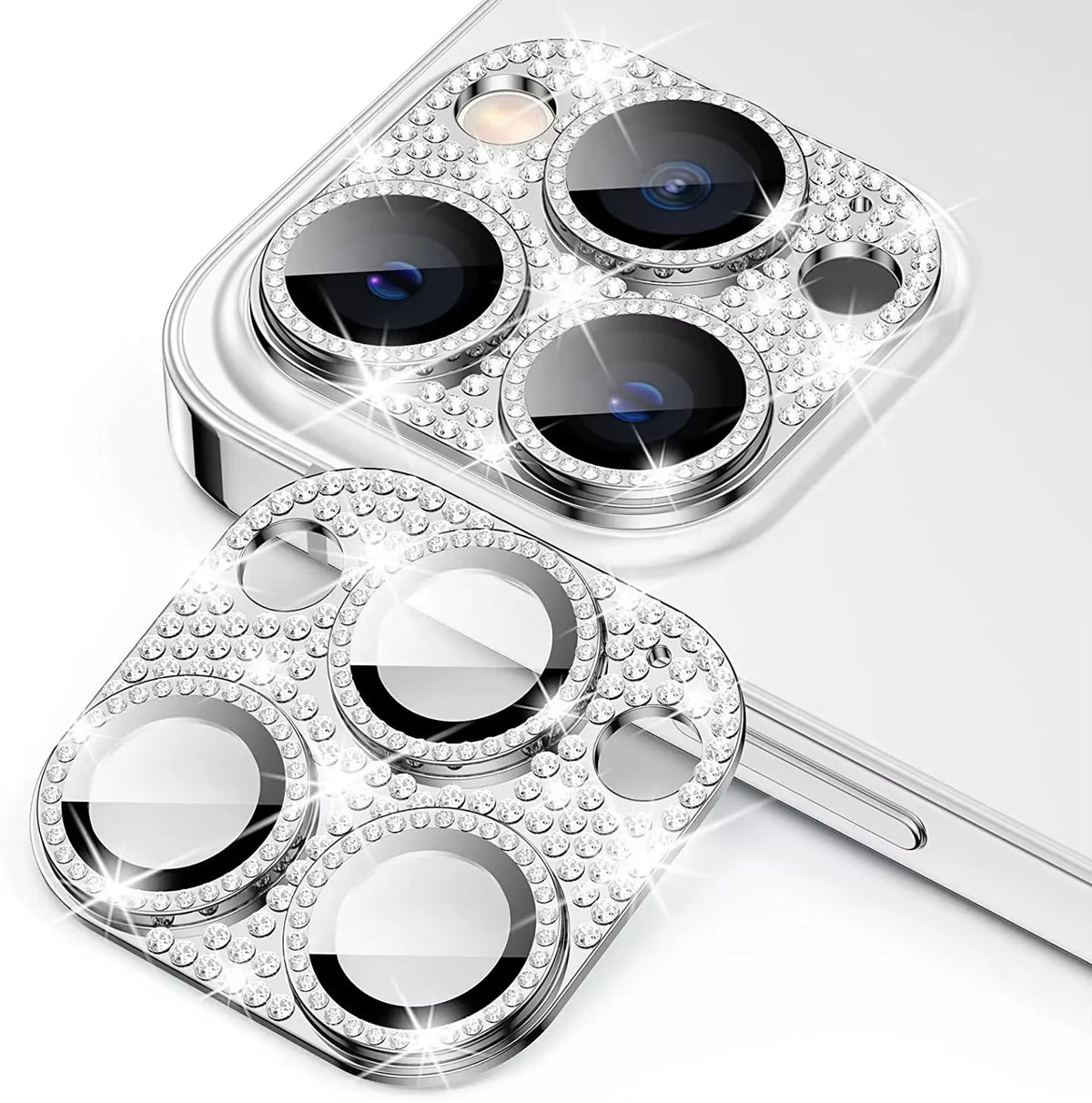 Diamond Camera Lens Protector For IPhone 16 13 12 11 Pro Max Mini Metal Lens Protection For IPhone 15 14 Pro Max 16 Plus Glasses