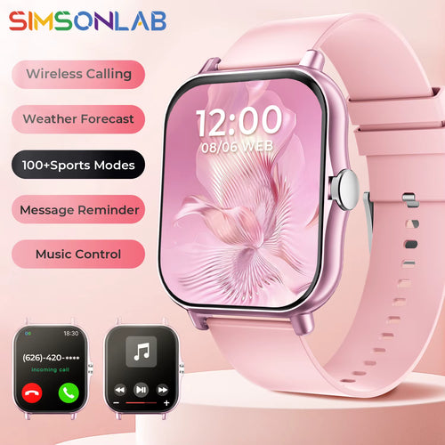 2026 New Smartwatch Bluetooth Call Fitness Tracker Heart Rate Sleep Record Outdoor Sport Watch for Android/IOS Men Women Gift 1