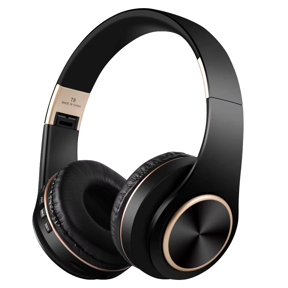 EOENKK T8 Wireless Headphones Bluetooth 5.3 Stereo Surround Sound Foldable Sport Low Latency Gaming Headset With Noise Reduction 1