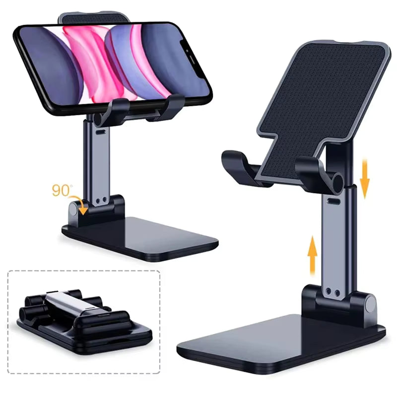 Mobile Phone Holder Stand Desktop Lazy Bedside Bracket Support Stand Foldable and Hoisting Multi-Function Telescopic Holder 1