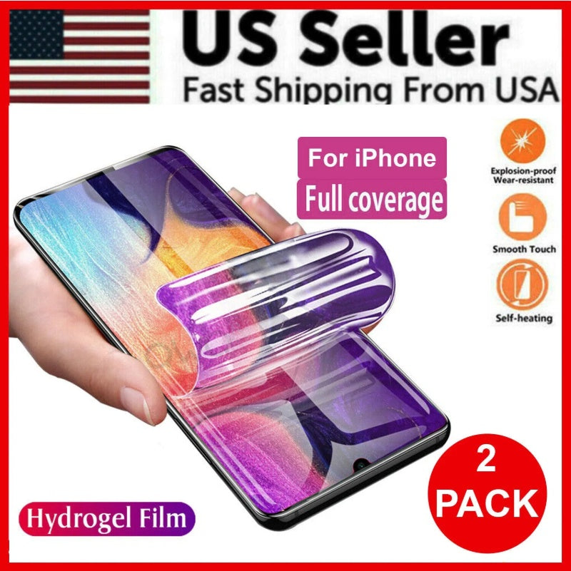 Goodbye to Cracked Glass: Discover the Self-Healing Hydrogel Guard for iPhone 15, 14, 13 & More